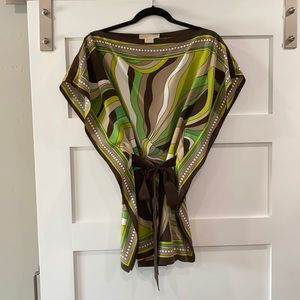Michael Kors S/M silk flowy top.